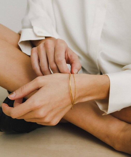 decor『デコール』 Chain Bangle