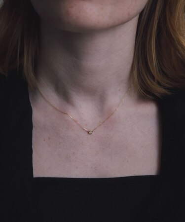 decor『デコール』 18K Dia Necklace0.1ct