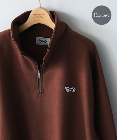 『XLサイズ/WEB限定』『別注』PENNEYS×DOORS THE FOX ハーフジップスウェット