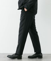 LIFE STYLE TAILOR ウールライクソフトツイルストレッチパンツ