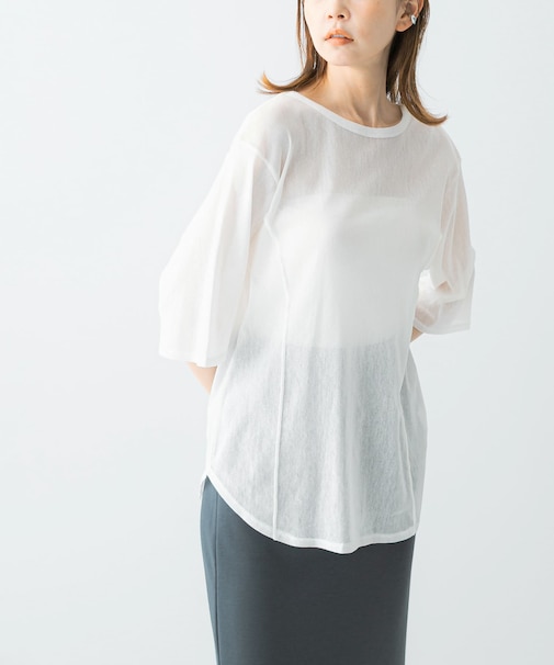 YENN COTTON TULLE T-SHIRTS