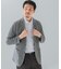 『イージーケア／速乾』LIFE STYLE TAILOR　メランジニットイージージャケット