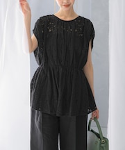 normment　BOTANICAL LACE TUNIC