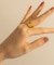 SMELLY so’　double line ring