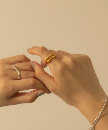 SMELLY so’ dual line ring