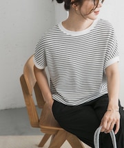 タックフライスフレンチTシャツ