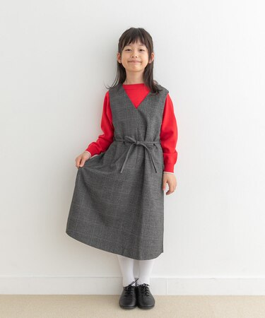 『親子リンク』『UR TECH』ツイルジャンパースカート(KIDS)