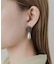 フラワードロップパールピアス