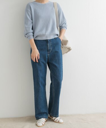 デニムワイドパンツ
