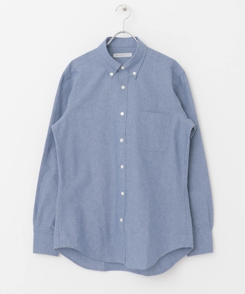 LIFE STYLE TAILOR　ボタンダウンシャンブレーシャツ