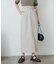『XS・TALL展開あり』リネンライクハイウエストラップスカート
