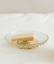 『WEB限定』廣田硝子 あられ豆皿 アンバー