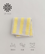 『UR TECH』ストライプハンドタオル
