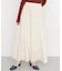 シフォンフリンジフレアスカート∴