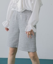 ツィードバミューダパンツ