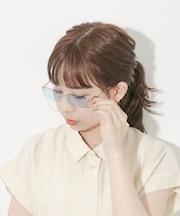 リムレスカラーサングラス