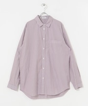 ATON GIZA STRIPE WASHED SHIRTS