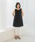 le　SHIRRING MIDI ONE-PIECE