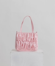 サテンギャザーハンドBAG