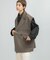 『一部別注カラー』YENN　DOUBLE FACE VEST JACKET
