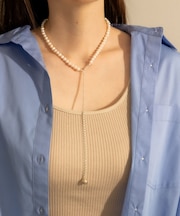 SMELLY so’ 2way pearl necklace slv
