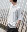 FORK&SPOON　ボーダープレーティングショートスリーブTシャツ