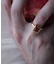 SMELLY so’　square carnelian ring
