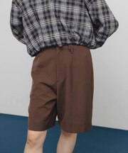 フロントステッチショートパンツ