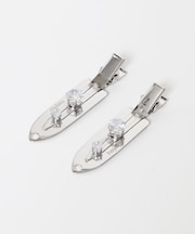 heyep RhinestoneFlatHairClip2P