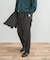 LIFE STYLE TAILOR　レトロヘリンボンストレッチ2タックパンツ