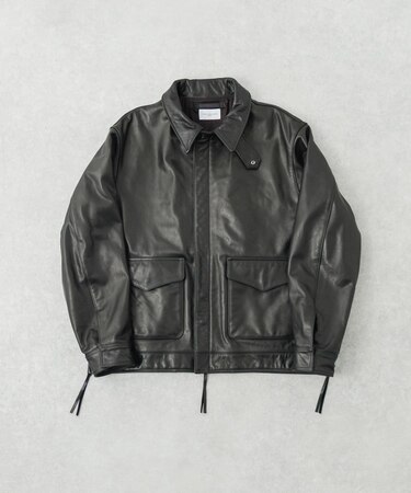 new basic COW LEATHER TYPE A-2 JACKET