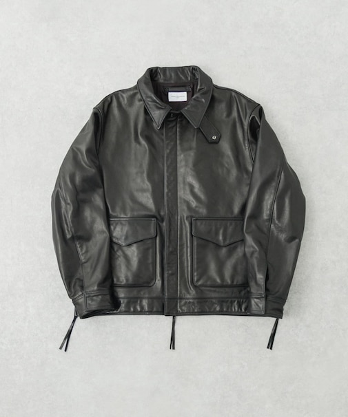 new basic COW LEATHER TYPE A-2 JACKET