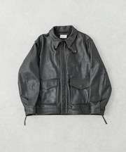 new basic COW LEATHER TYPE A-2 JACKET