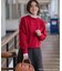 『仁村紗和さん着用』『UR TECH 200日ニット』スウェットライクプルオーバー