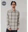 『別注』OUTDOOR EXCHANGE×URBAN RESEARCH　シャギーチェックシャツ