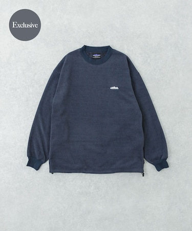 『別注』THOUSAND MILE×URBAN RESEARCH ニットフリースクルーネックプルオーバー