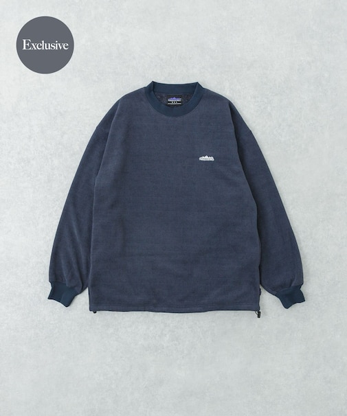 『別注』THOUSAND MILE×URBAN RESEARCH ニットフリースクルーネックプルオーバー