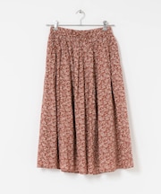 SOIL FLOWER GATHERED SKIRT