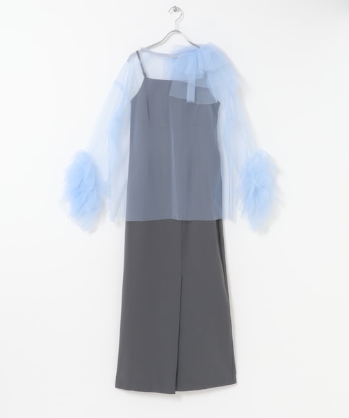 ANDRESD blooming tulle dress