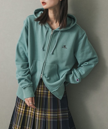 『別注』Champion×SENSE OF PLACE ジップパーカー