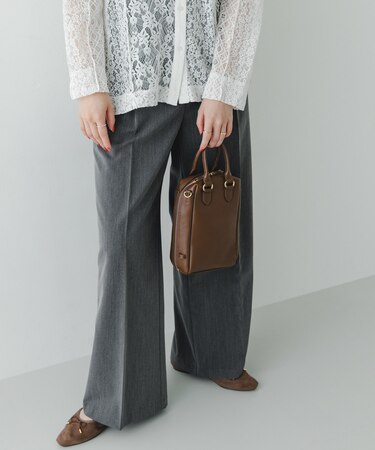 『縦型』レザーミニボストンバッグ