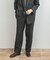 LIFE STYLE TAILOR　ピンヘッドツイルストレッチ2タックパンツ