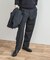 LIFE STYLE TAILOR　ピンヘッドツイルストレッチ2タックパンツ