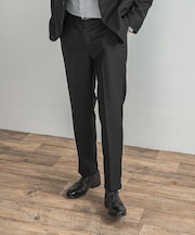 LIFE STYLE TAILOR　ウールライクツイルコンフォータブルパンツ