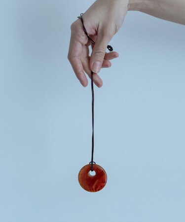 SMELLY so’ carnelian cord necklace