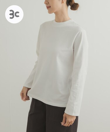 Grow Organic ハイネックロングスリーブTシャツ