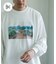 Grow Organic フォトプリントロングスリーブTシャツ