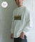 Grow Organic フォトプリントロングスリーブTシャツ