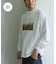 Grow Organic フォトプリントロングスリーブTシャツ