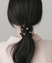 サテンパールヘアカフ